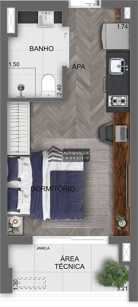 Apartamento, 2 quartos, 75 m² - Foto 7
