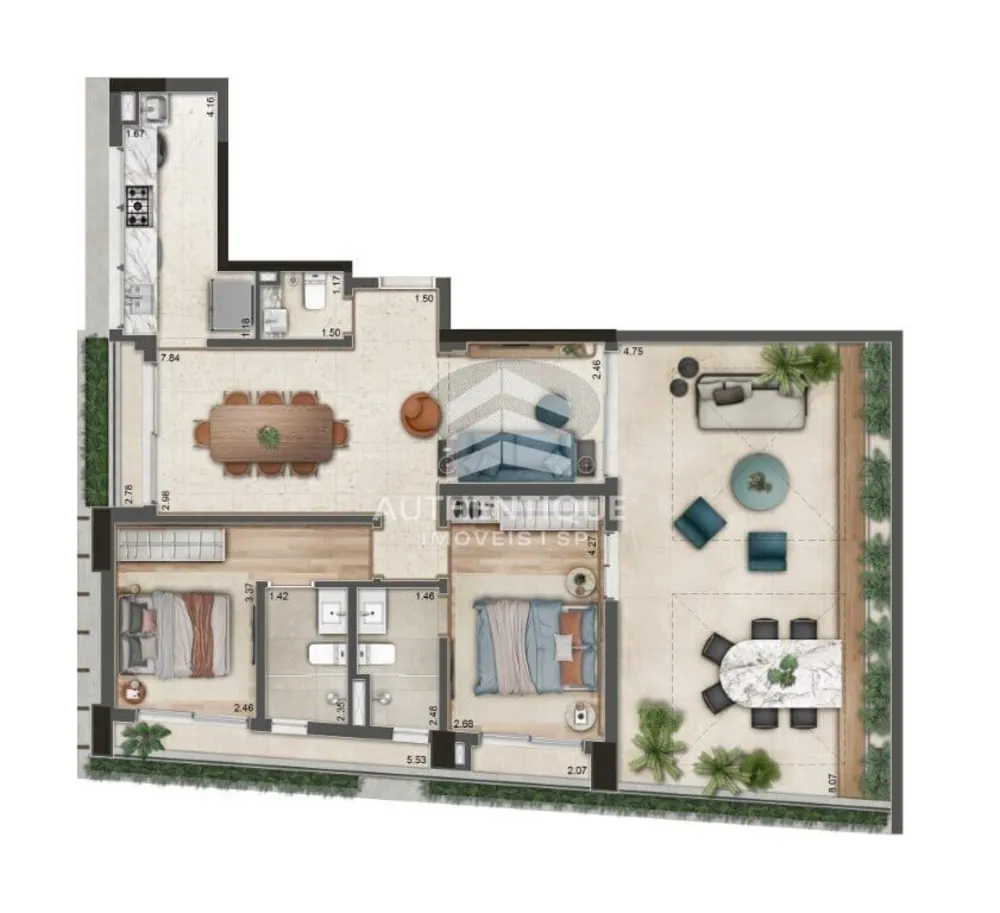 Apartamento, 2 quartos, 157 m² - Foto 13