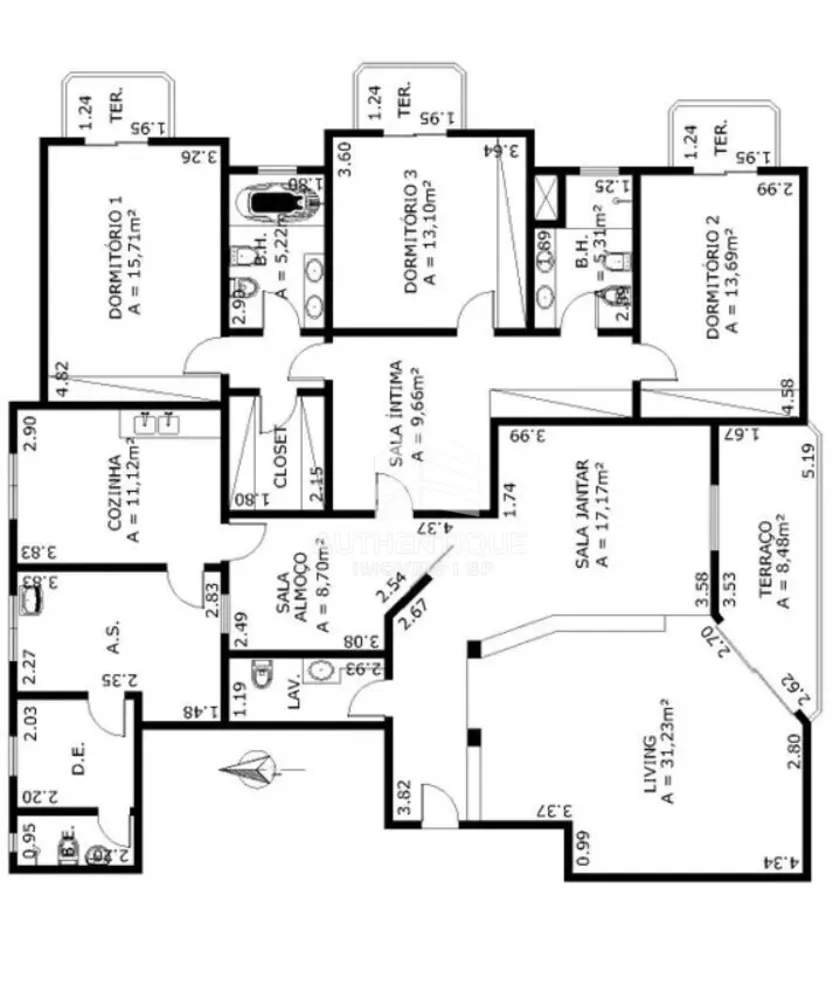 Apartamento, 2 quartos, 309 m² - Foto 9