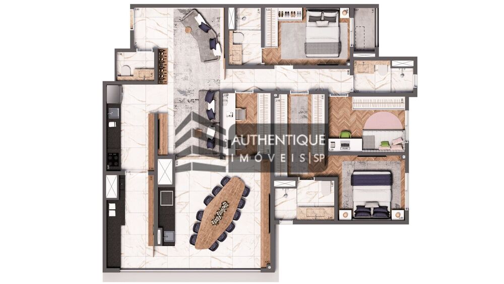 Apartamento, 3 quartos, 123 m² - Foto 8
