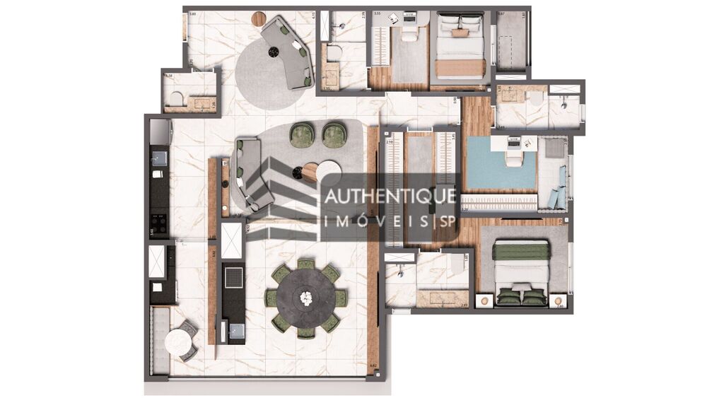 Apartamento, 3 quartos, 123 m² - Foto 29