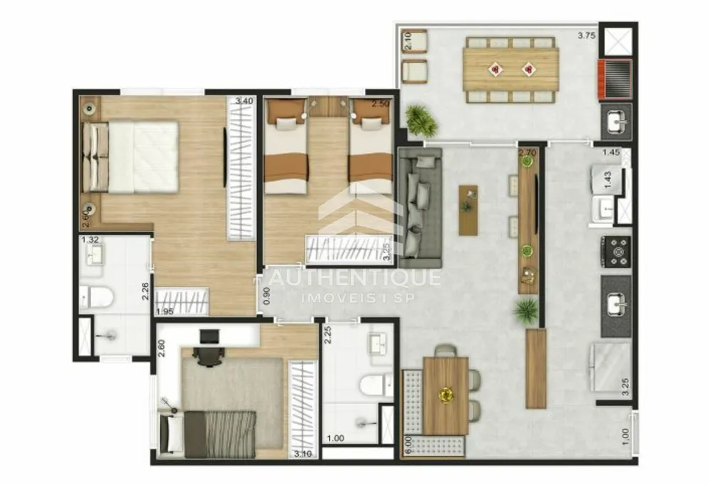 Apartamento, 2 quartos, 61 m² - Foto 27