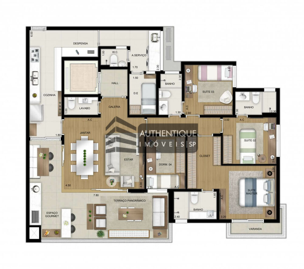 Apartamento, 2 quartos, 315 m² - Foto 19