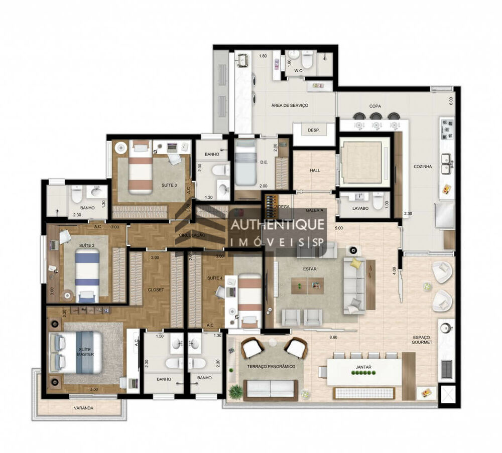 Apartamento, 2 quartos, 315 m² - Foto 13