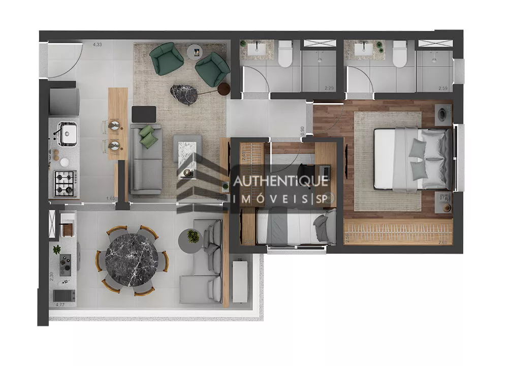 Apartamento, 3 quartos, 81 m² - Foto 7