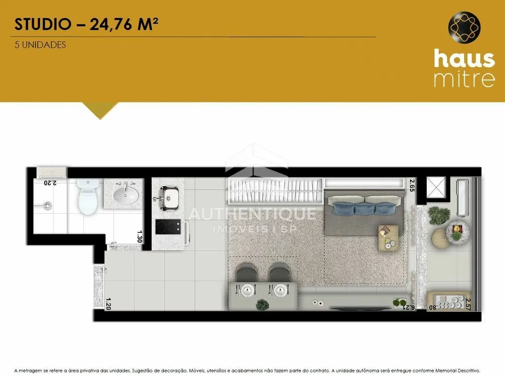 Apartamento, 1 quarto, 25 m² - Foto 47