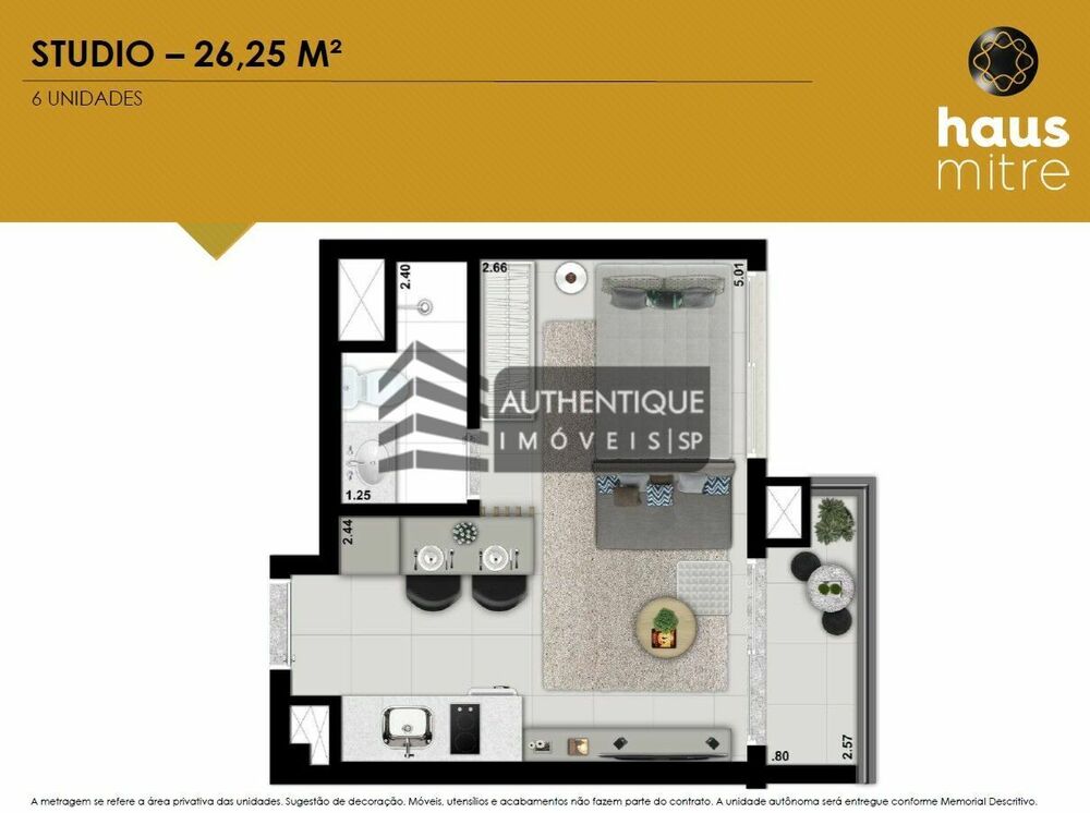 Apartamento, 1 quarto, 25 m² - Foto 12