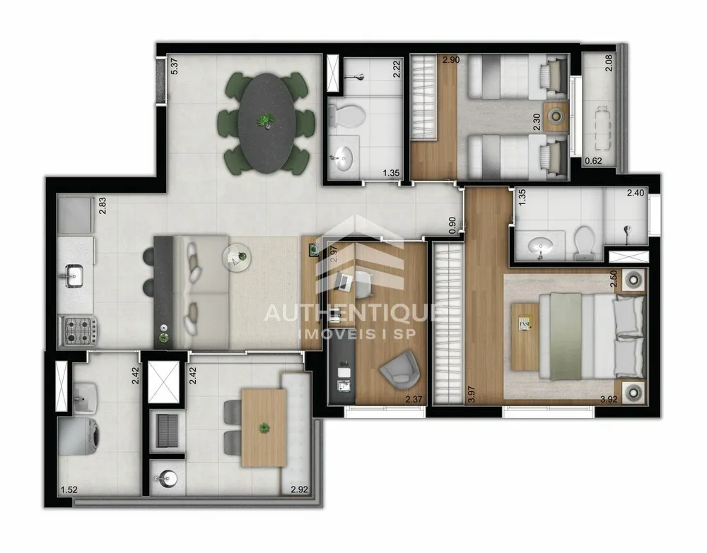 Apartamento, 3 quartos, 89 m² - Foto 10