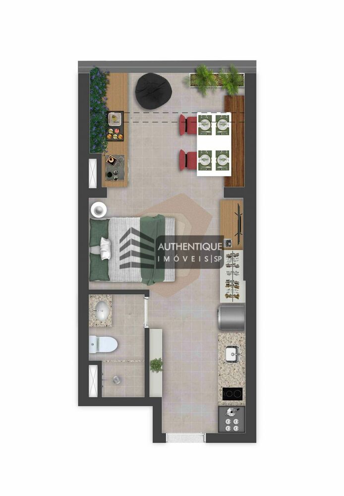 Apartamento, 2 quartos, 39 m² - Foto 9