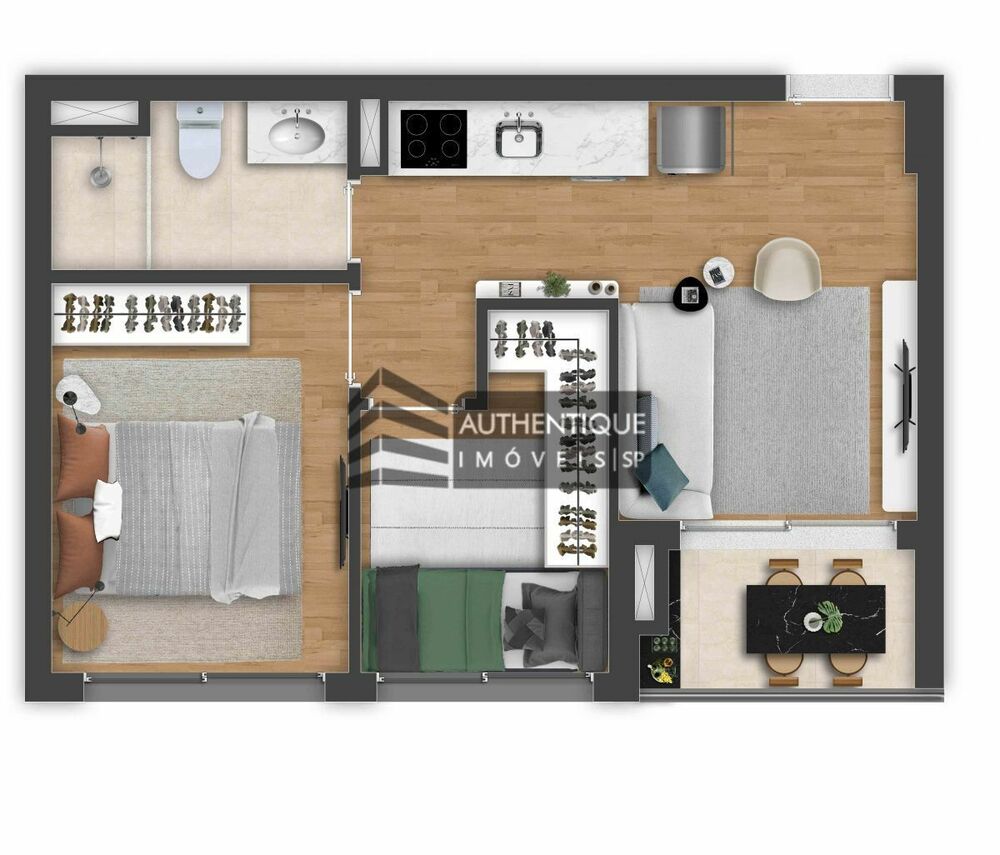 Apartamento, 2 quartos, 39 m² - Foto 4