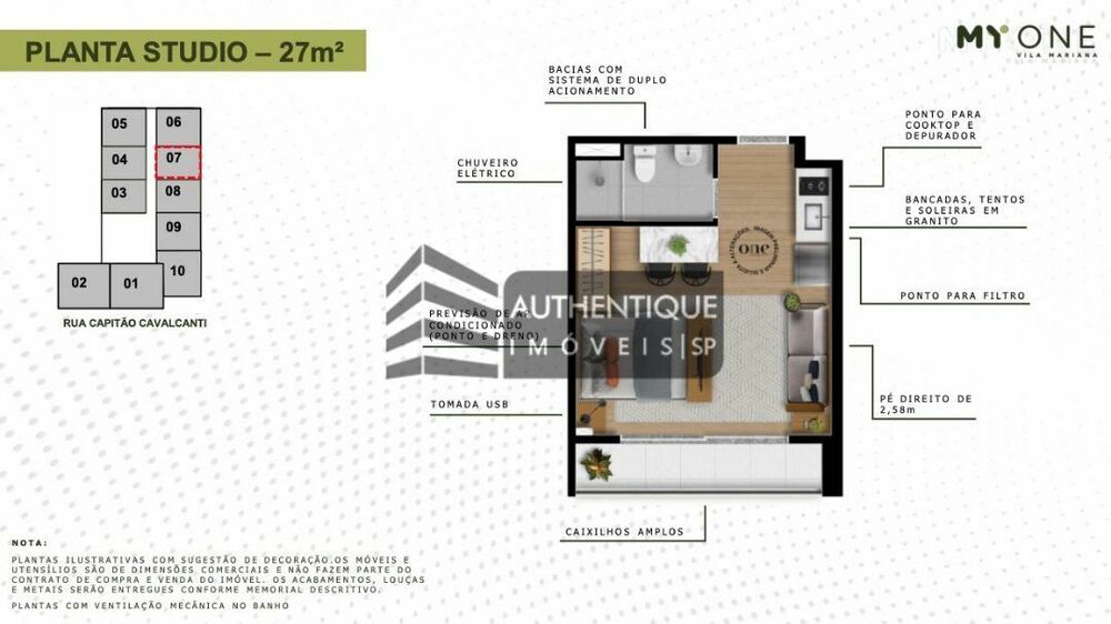 Apartamento, 1 quarto, 33 m² - Foto 14
