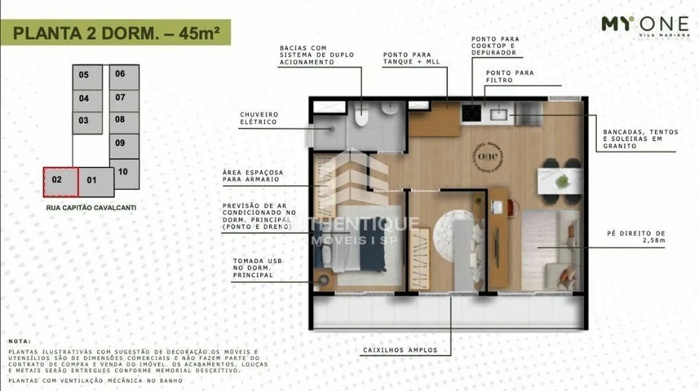 Apartamento, 1 quarto, 33 m² - Foto 25