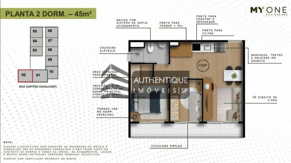 Apartamento, 1 quarto, 33 m² - Foto 13