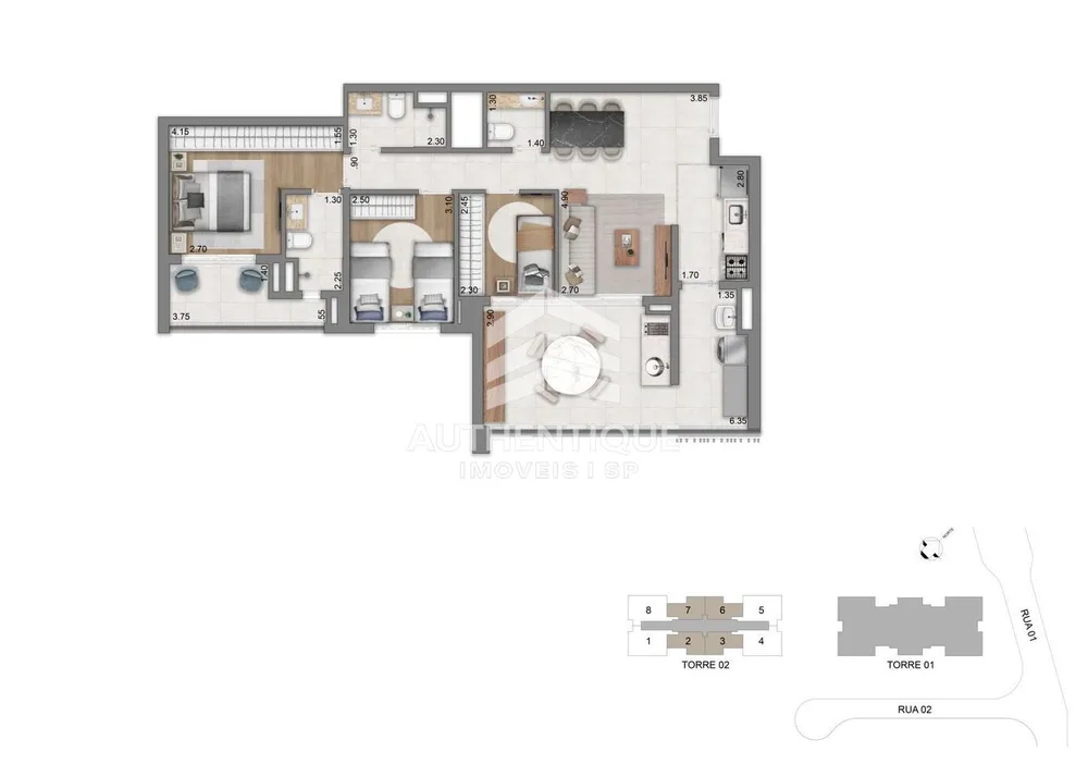 Apartamento, 2 quartos, 77 m² - Foto 48