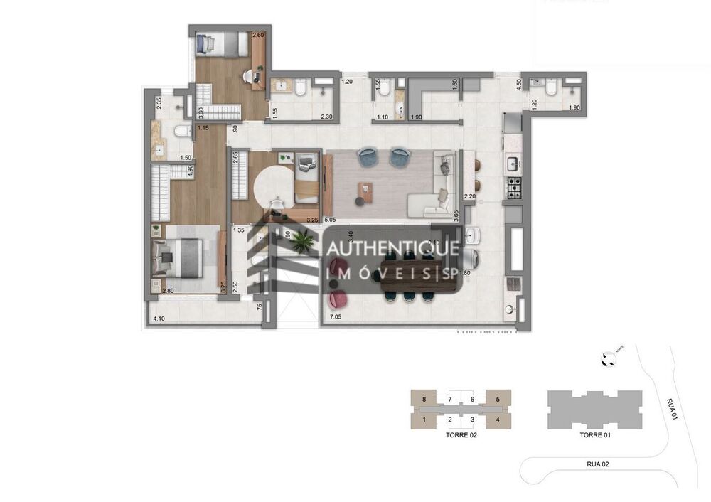 Apartamento, 2 quartos, 77 m² - Foto 6