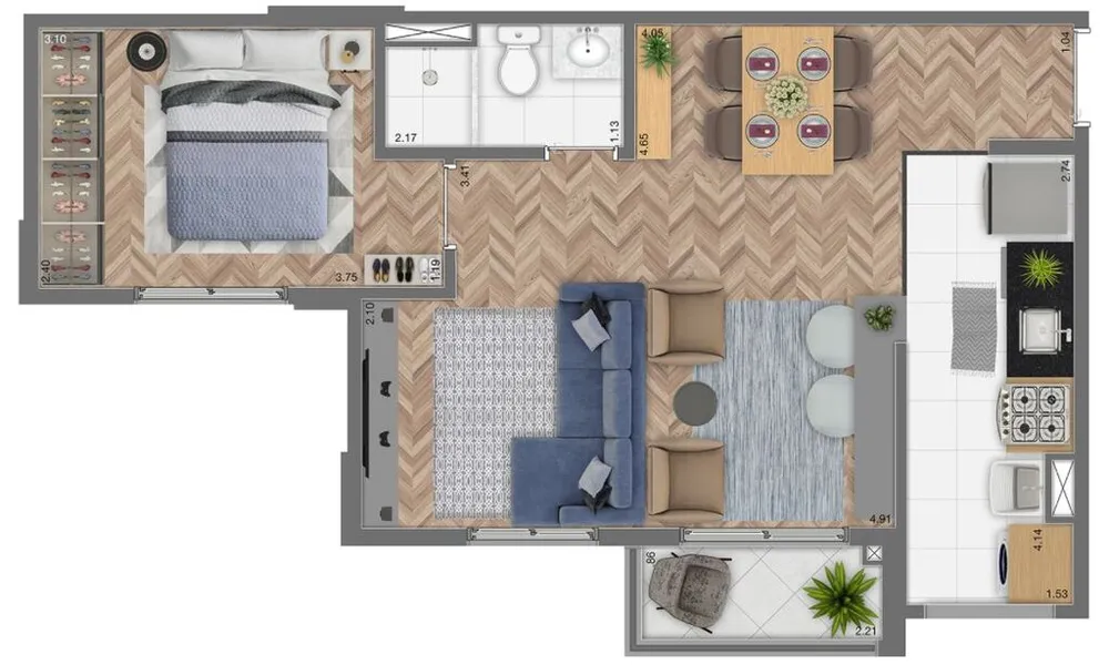 Apartamento, 2 quartos, 78 m² - Foto 15