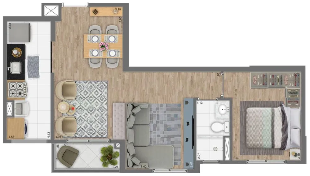 Apartamento, 2 quartos, 78 m² - Foto 14