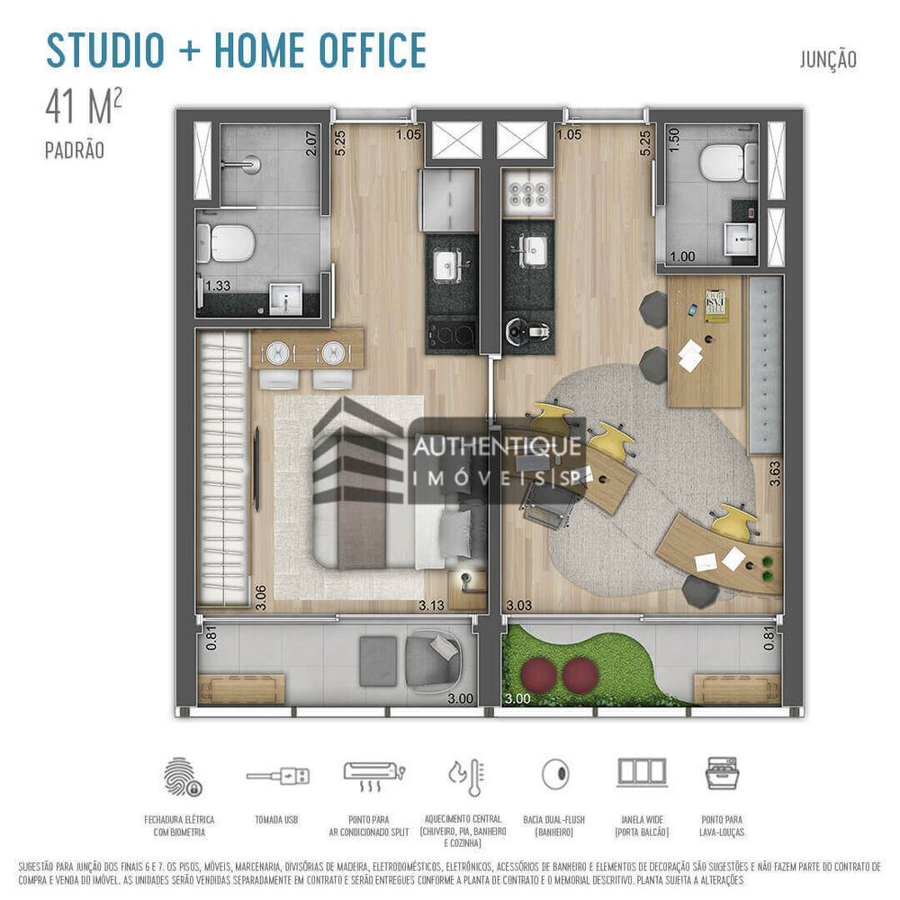 Apartamento, 1 quarto, 22 m² - Foto 1