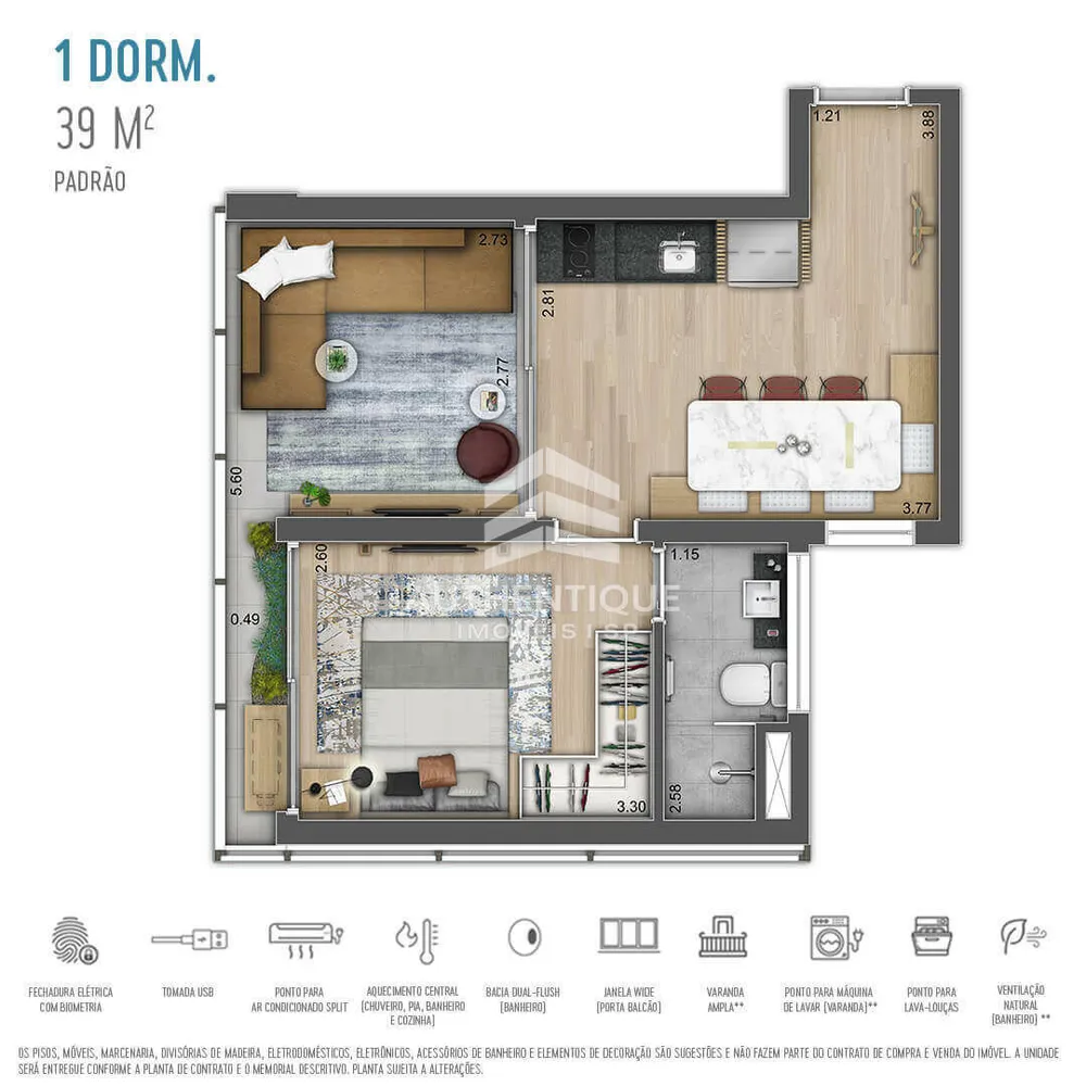 Apartamento, 1 quarto, 22 m² - Foto 15