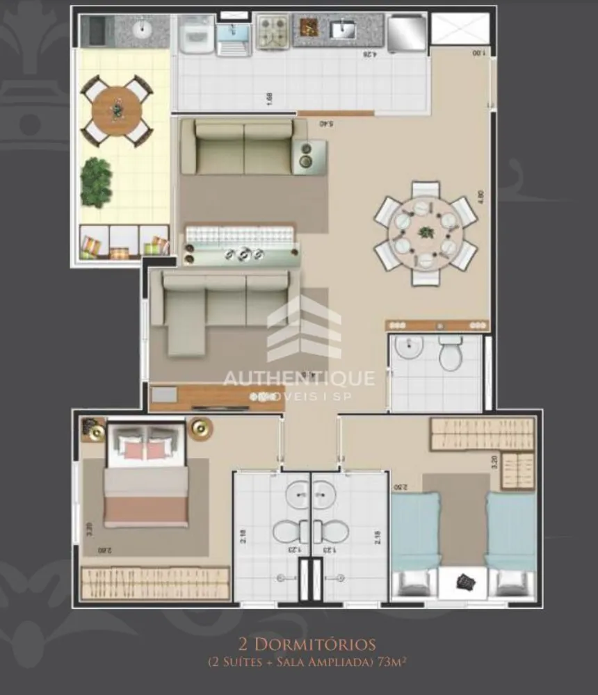Apartamento, 3 quartos, 73 m² - Foto 11