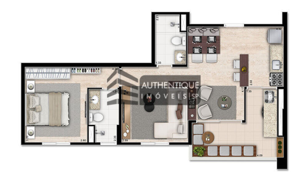 Apartamento, 2 quartos, 60 m² - Foto 5