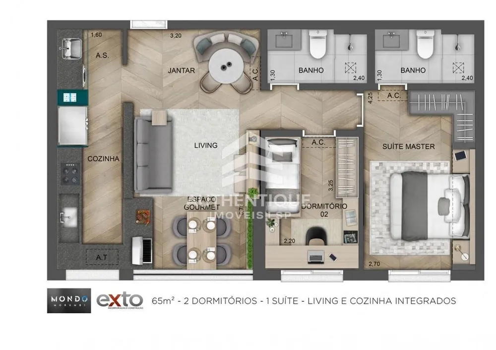 Apartamento, 2 quartos, 81 m² - Foto 10