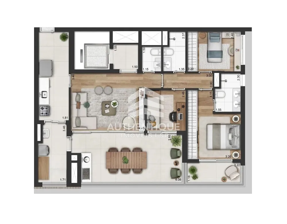 Apartamento, 2 quartos, 111 m² - Foto 20