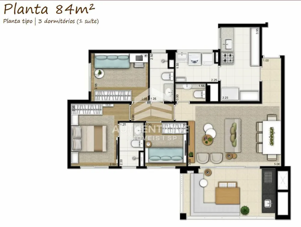 Apartamento, 3 quartos, 86 m² - Foto 6