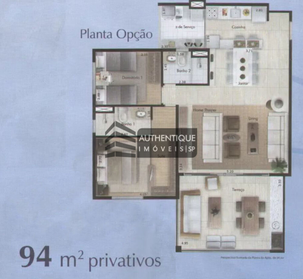 Apartamento, 2 quartos, 94 m² - Foto 9