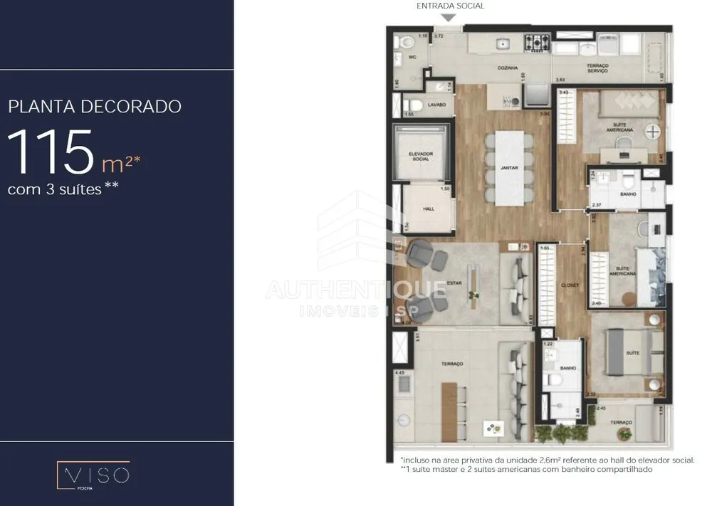 Apartamento, 3 quartos, 115 m² - Foto 8