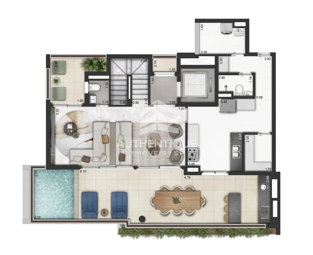 Cobertura, 3 quartos, 247 m² - Foto 11