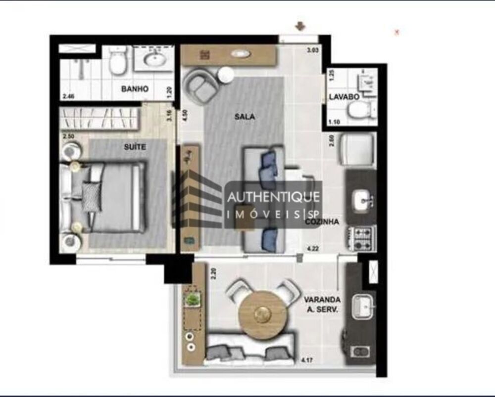 Apartamento, 1 quarto, 44 m² - Foto 29