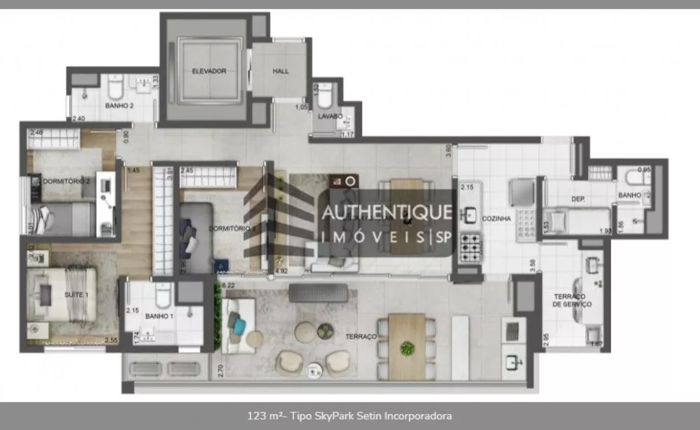 Apartamento à venda com 3 quartos, 164m² - Foto 26