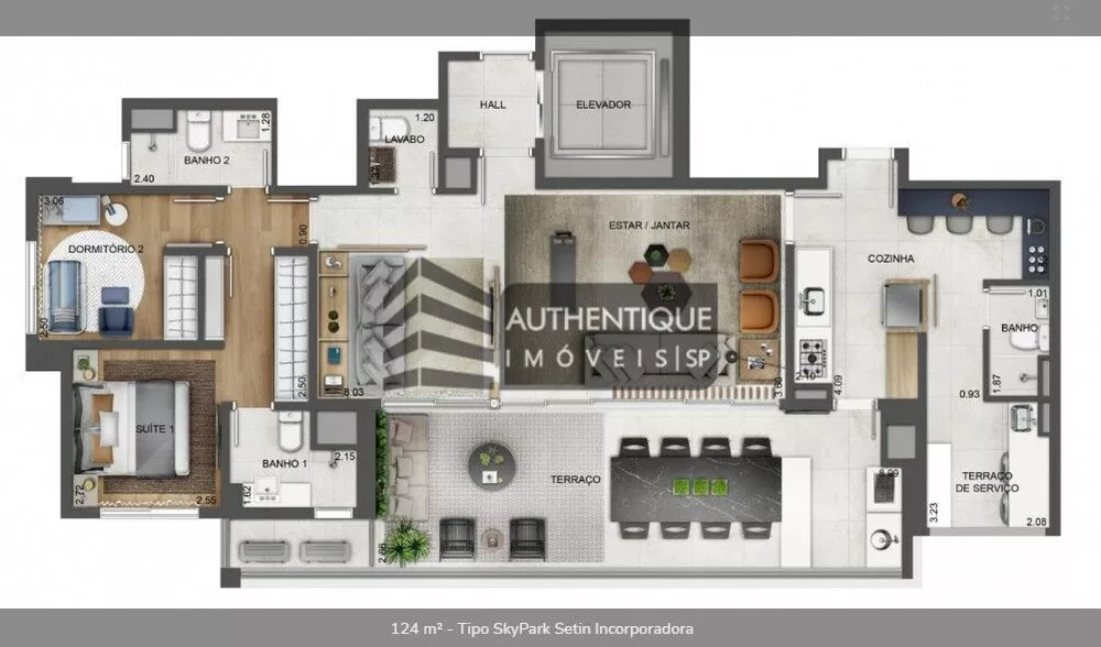 Apartamento à venda com 3 quartos, 164m² - Foto 27