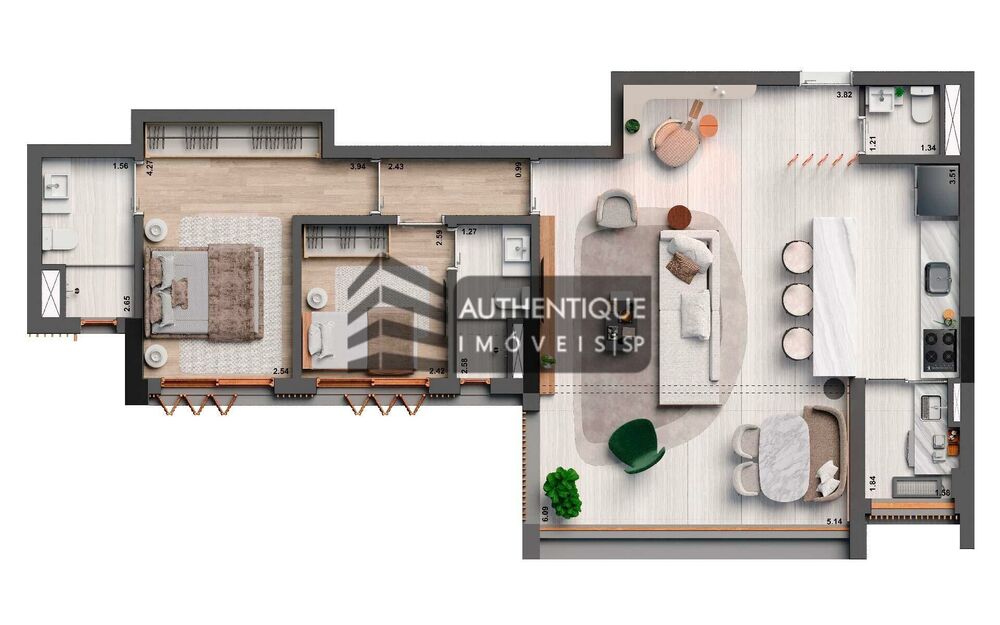 Apartamento, 3 quartos, 70 m² - Foto 5