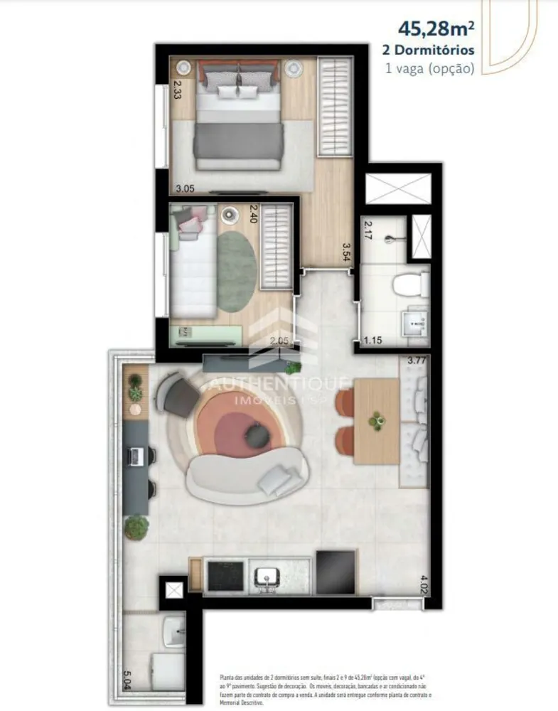 Apartamento, 1 quarto, 24 m² - Foto 19