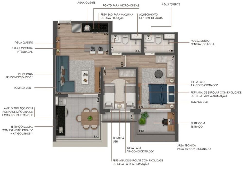 Apartamento, 3 quartos, 92 m² - Foto 36