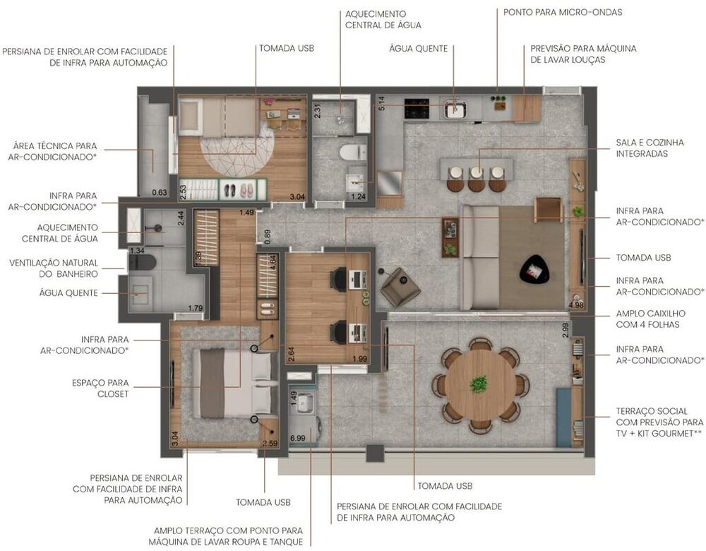 Apartamento, 3 quartos, 92 m² - Foto 40