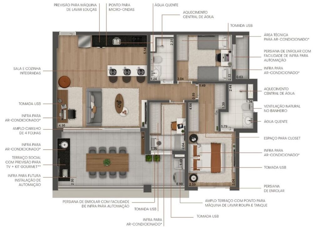 Apartamento, 3 quartos, 92 m² - Foto 39