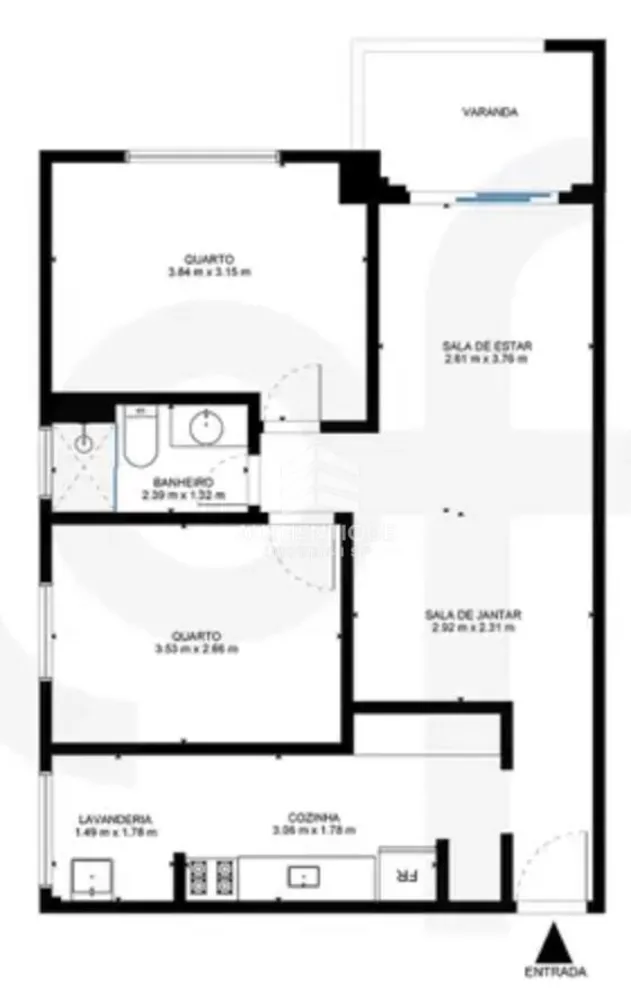 Apartamento, 2 quartos, 52 m² - Foto 2