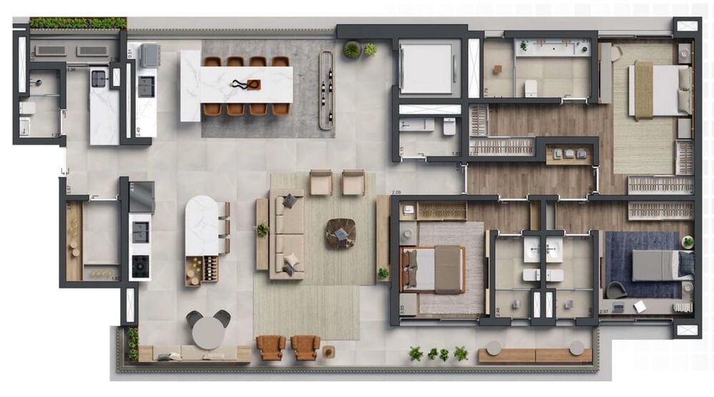 Apartamento, 3 quartos, 368 m² - Foto 30