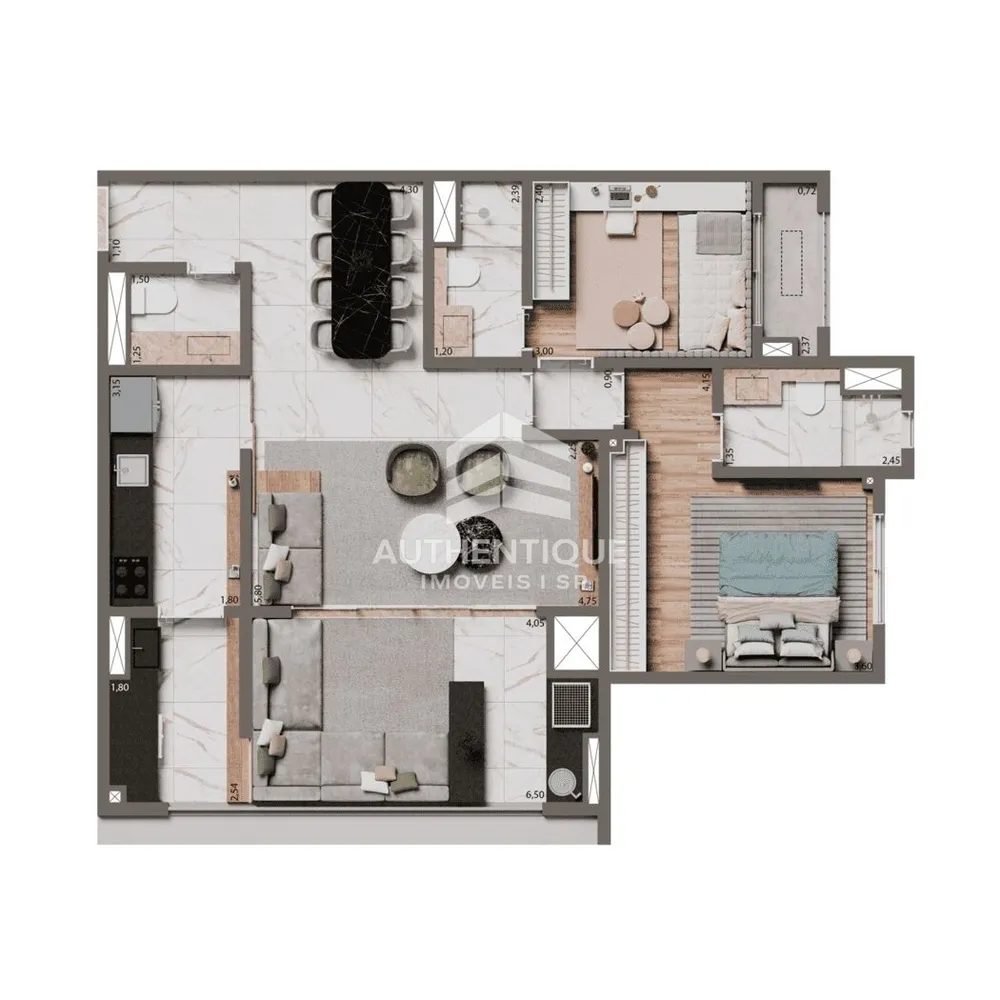Apartamento, 2 quartos, 74 m² - Foto 10