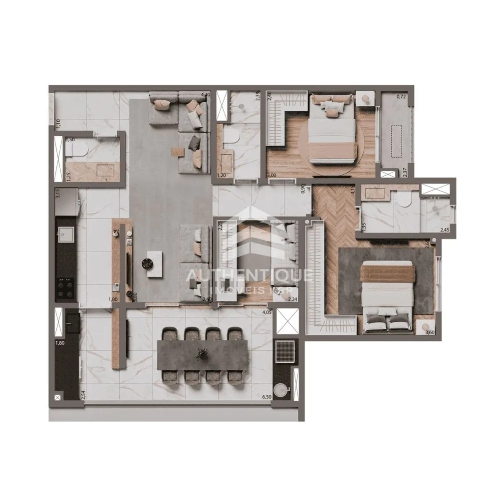 Apartamento, 2 quartos, 74 m² - Foto 11