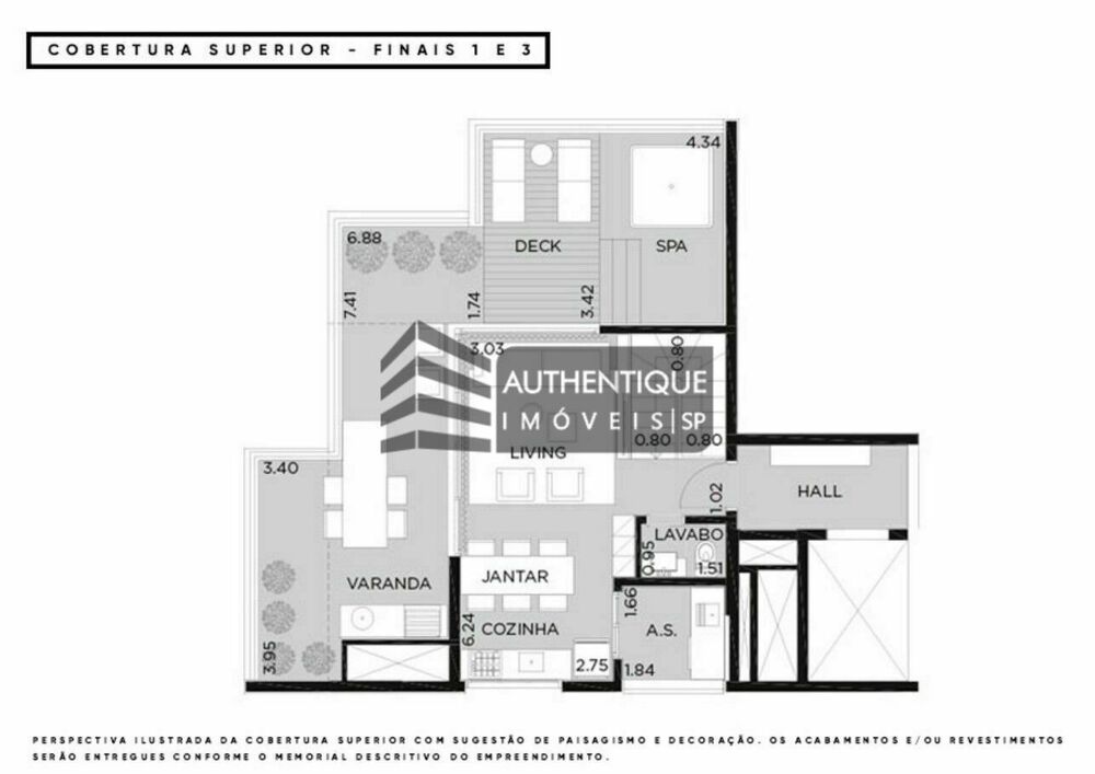 Cobertura, 2 quartos, 136 m² - Foto 10