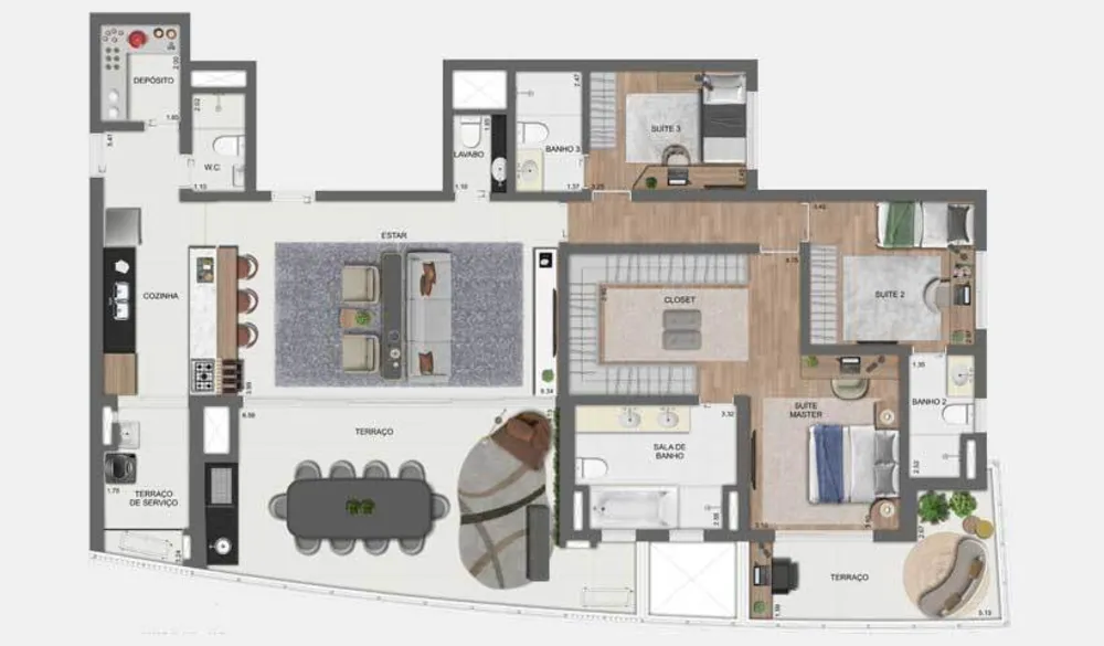 Apartamento, 3 quartos, 107 m² - Foto 8