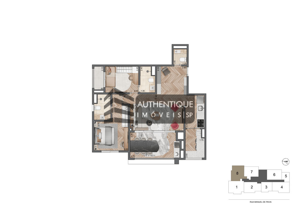 Apartamento, 2 quartos, 70 m² - Foto 27