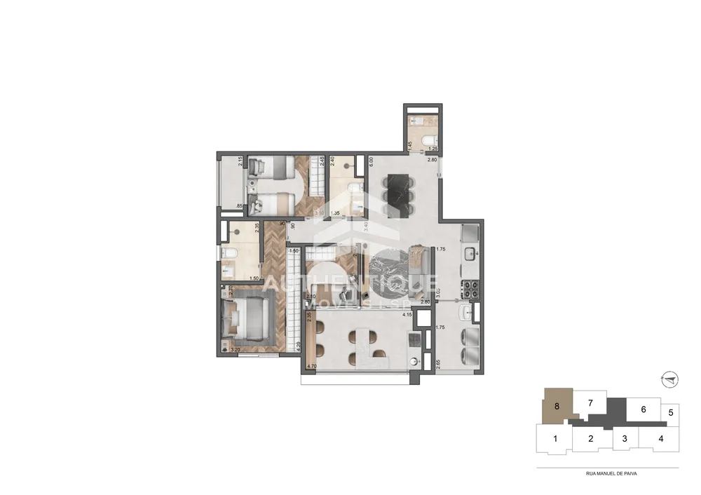 Apartamento, 2 quartos, 70 m² - Foto 42