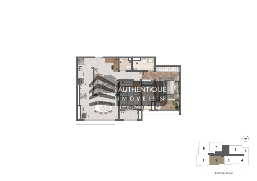Apartamento, 2 quartos, 70 m² - Foto 16