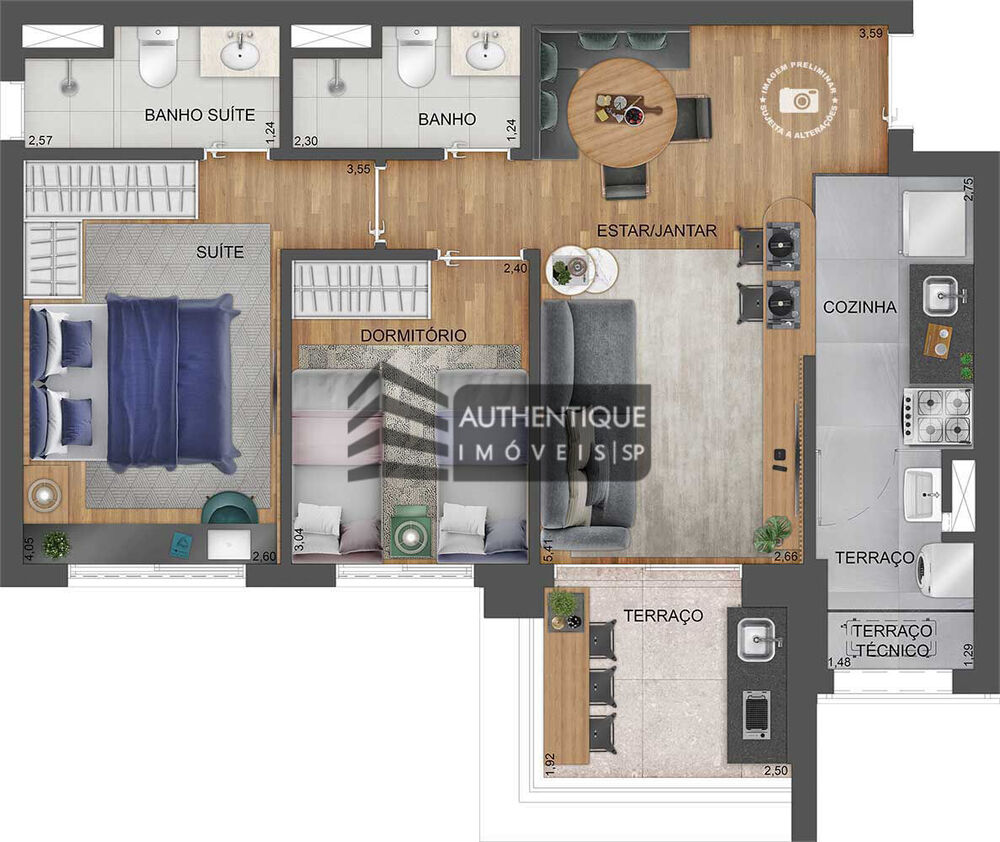 Apartamento, 1 quarto, 28 m² - Foto 20