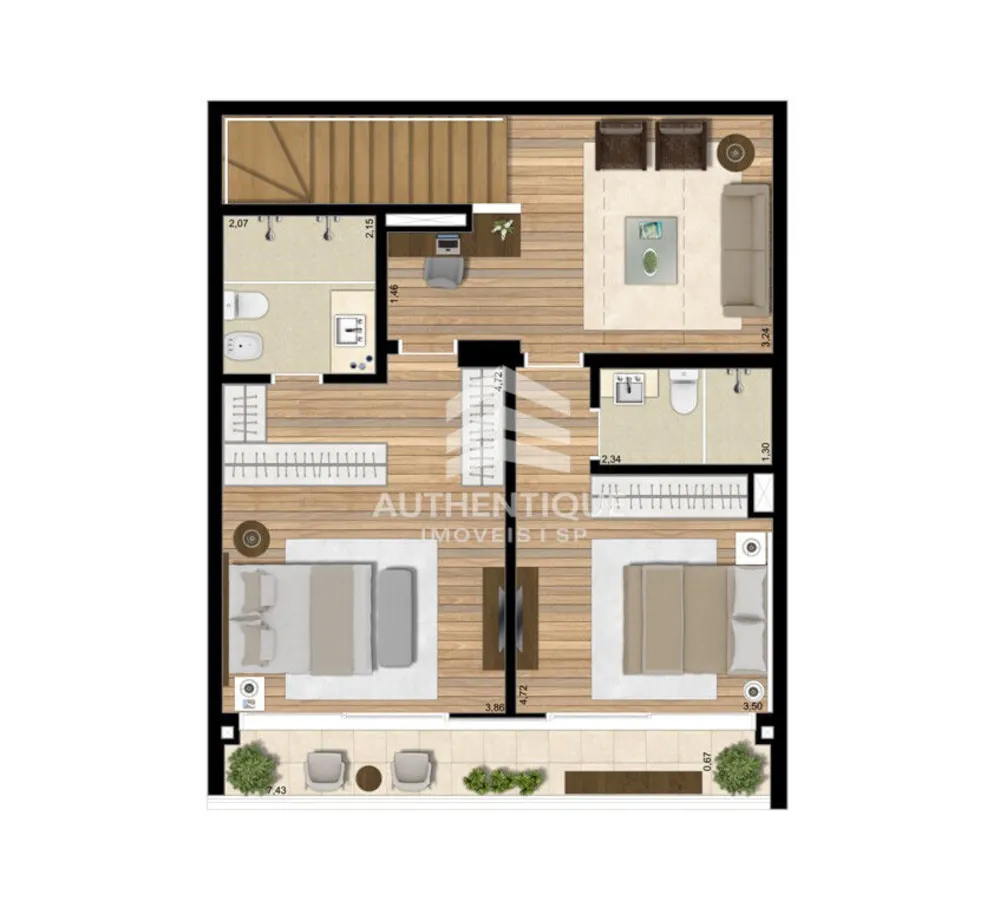 Apartamento, 2 quartos, 138 m² - Foto 15